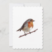 Robin Bird (Erithacus Rubecula) Geschenkkarte Einladung (Vorderseite)