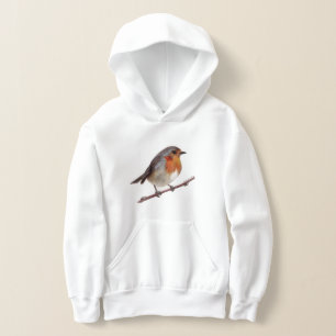 Robin Bird (Erithacus Rubecula) Hoodie