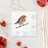 Robin Bird (Erithacus Rubecula) Napkin Serviette (Beispiel)