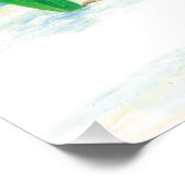 Robin Bird - Erithacus rubecula Poster (Ecke)