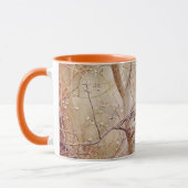 Robin Bird im Winter Tree Art Tasse Cup (Links)