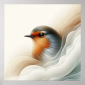 Robin Bird Kunstmuseum Poster (Vorne)