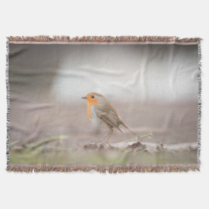 Robin Bird Nature Foto Decke