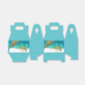 Robin Bird, Nest, Little Eggs & Snowdrops Geschenkschachtel (Ungefaltet)