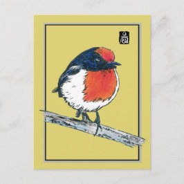 Robin Bird Postkarte