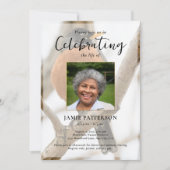 Robin Bird Watcher, Celebration of  Life Photo Einladung (Vorderseite)