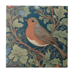 Robin Bird William Morris-Stil Links Fliese