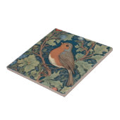 Robin Bird William Morris-Stil Links Fliese (Seite)