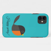 Robin Birds Case-Mate iPhone Hülle (Rückseite (Horizontal))