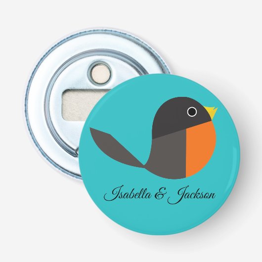 Robin Birds Flaschenöffner (Vorderseite)