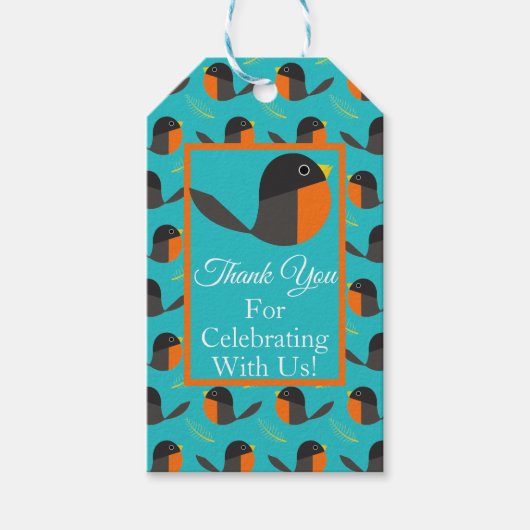 Robin Birds Geschenkanhänger (Vorderseite)