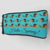 Robin Birds Golf Head Cover Golf Headcover (Vorderseite)