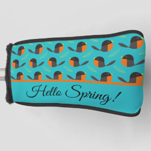Robin Birds Golf Head Cover Headcover
