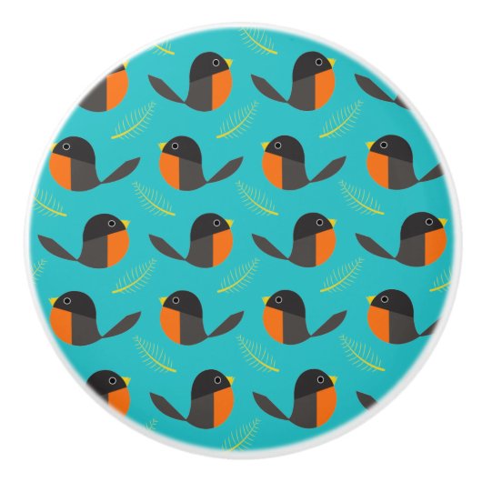 Robin Birds Keramikknauf (Vorderseite)