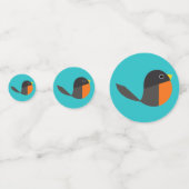 Robin Birds Konfetti (Rückseiten)