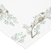 Robin Birds Nest Baby Dusche Tischdecke (Schrägansicht)