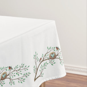 Robin Birds Nest Baby Dusche Tischdecke