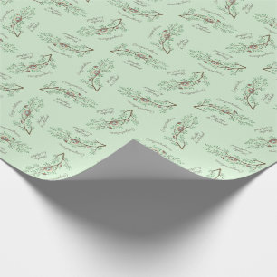 Robin Birds Nest Eggs Spring Baby Dusche Geschenkpapier
