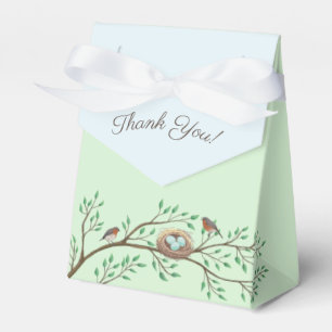 Robin Birds Nest Eggs Spring Baby Dusche Geschenkschachtel