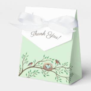 Robin Birds Nest Eggs Spring Baby Dusche Geschenkschachtel