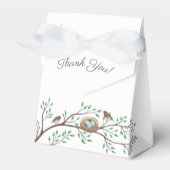 Robin Birds Nest Eggs Spring Baby Dusche Geschenkschachtel (Vorderseite)