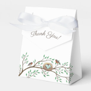 Robin Birds Nest Eggs Spring Baby Dusche Geschenkschachtel