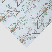 Robin Birds Nest Eggs Spring Baby Dusche Seidenpapier (Detail)