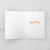 Robin Birthday Card singen Dankeskarte (Innenseite)