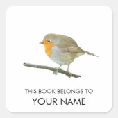 Robin Book Sticker (Vorderseite)
