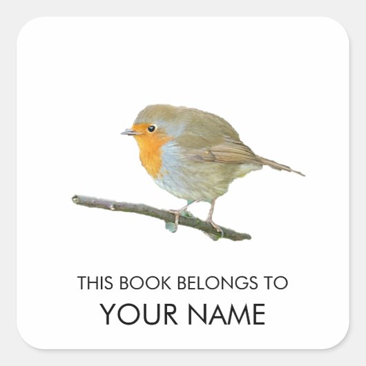 Robin Book Sticker (Vorderseite)