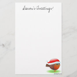 Robin-Briefpapier die tweetings der Jahreszeit Briefpapier