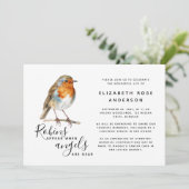 Robin Celebration of Life Memorial Service Einladung (Stehend Vorderseite)