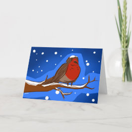 Robin Christmas Card Feiertagskarte