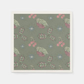 Robin Christmas Doodle Servietten (Vorderseite)