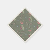 Robin Christmas Doodle Servietten (Ecke)