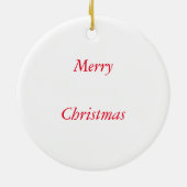 Robin Christmas Tree Ornament (Hinten)