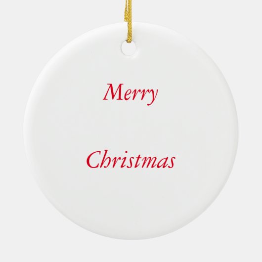 Robin Christmas Tree Ornament (Hinten)