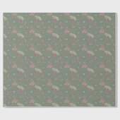 Robin Christmas Wrapping Paper Geschenkpapier (Flach)