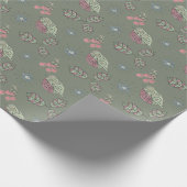 Robin Christmas Wrapping Paper Geschenkpapier (Ecke)