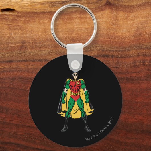 Robin Classic Stance Schlüsselanhänger (Vorderseite)