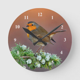 Robin Clock Runde Wanduhr