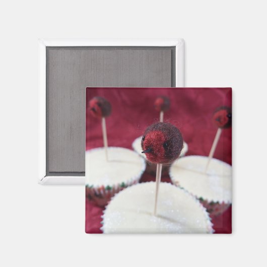 Robin Cupcakes Magnet (Vorderseite/Rückseite)