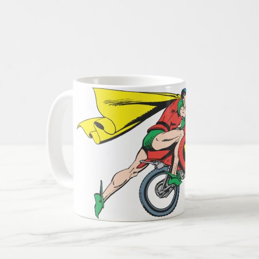 Robin & Cycle Kaffeetasse (Vorderseite Links)