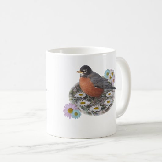 Robin Daisy Fairy Ring Kaffeetasse (VorderseiteRechts)
