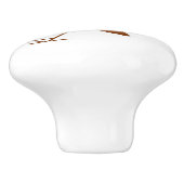 Robin Design Personalised Keramikknauf (Seitenansicht)