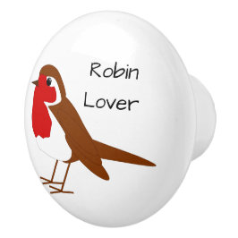 Robin Design Personalisiert Keramikknauf