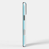 Robin Egg Blau und Weiß Streifen Case-Mate iPhone Hülle (Rückseite / Rechts)