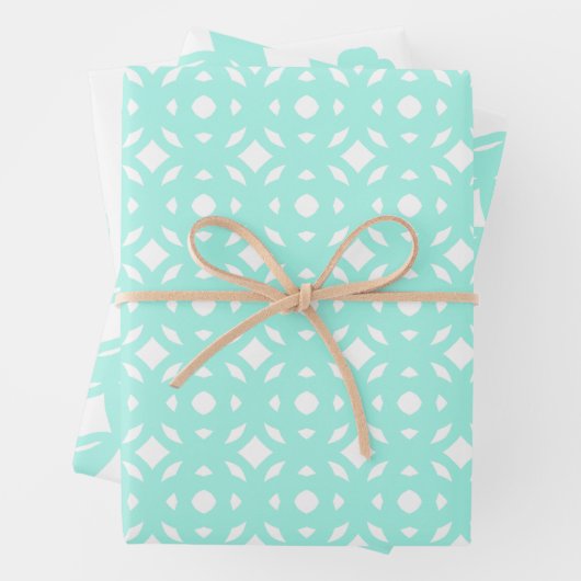 Robin Egg Blaues Muster Geschenkpapier Set (Beispiel)