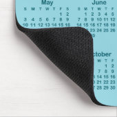 Robin Egg Blue and Dark Teal 2026 Calendar Mousepad (Ecke)