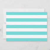 Robin Egg Blue Calligraphy Brautparty Einladung (Rückseite)